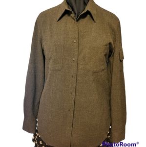 Vintage Armani Jeans Women's button-down shirt 10